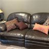 Leather reclining couches