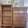 Dresser and bookshelf
