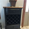 wine cabinet with storage