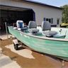 18 foot Crestliner alu fishing boat
